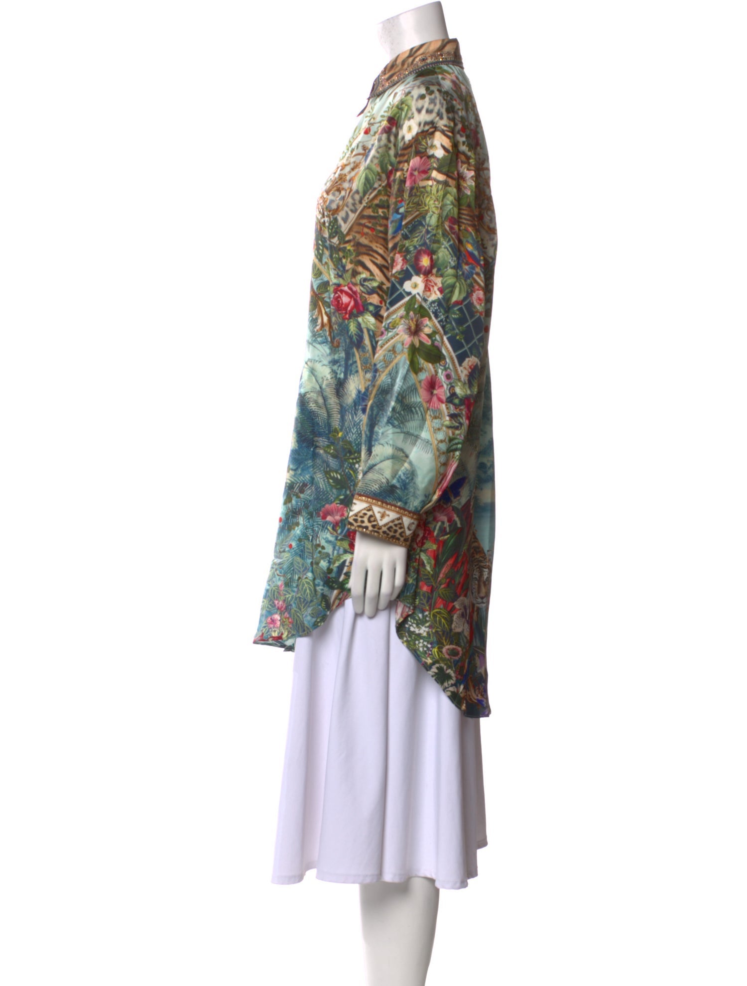 Camilla Silk Printed Tunic