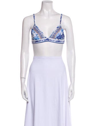 Camilla V-Neck Sleeveless Crop Top