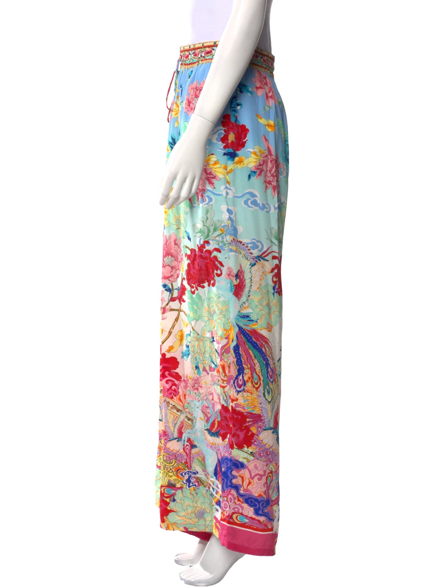 Camilla Silk Wide Leg Pants