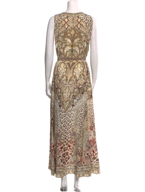 Camilla Silk Animal Print Jumpsuit