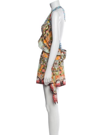 Camilla Silk Printed Romper