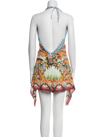 Camilla Silk Printed Romper