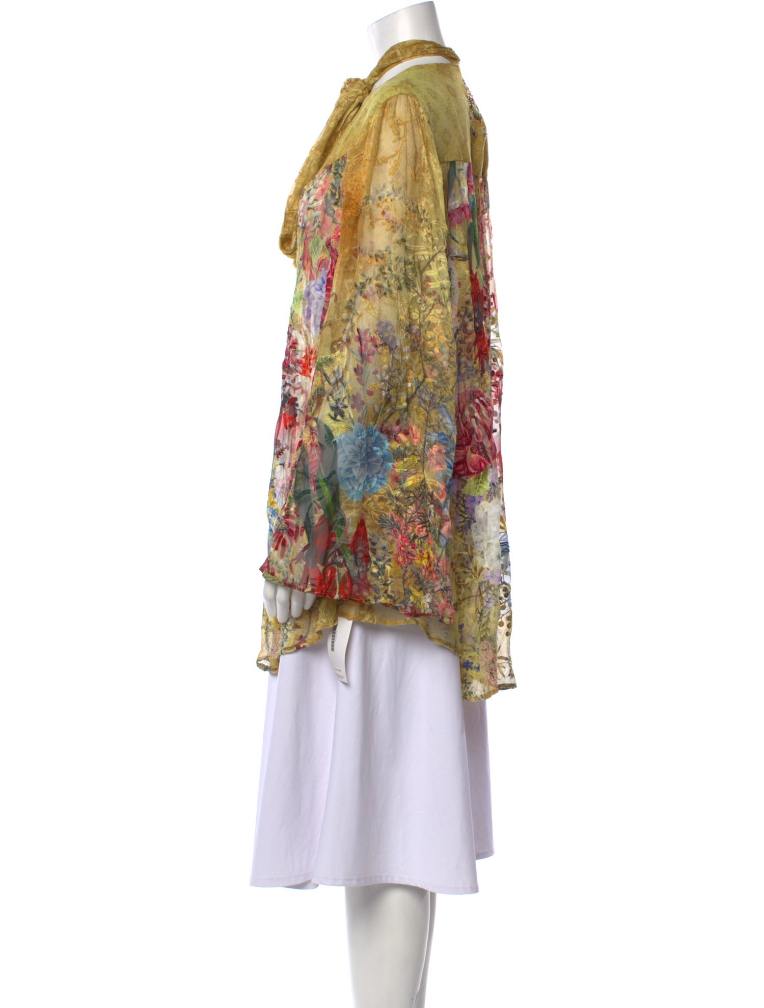 Camilla Silk Floral Print Tunic