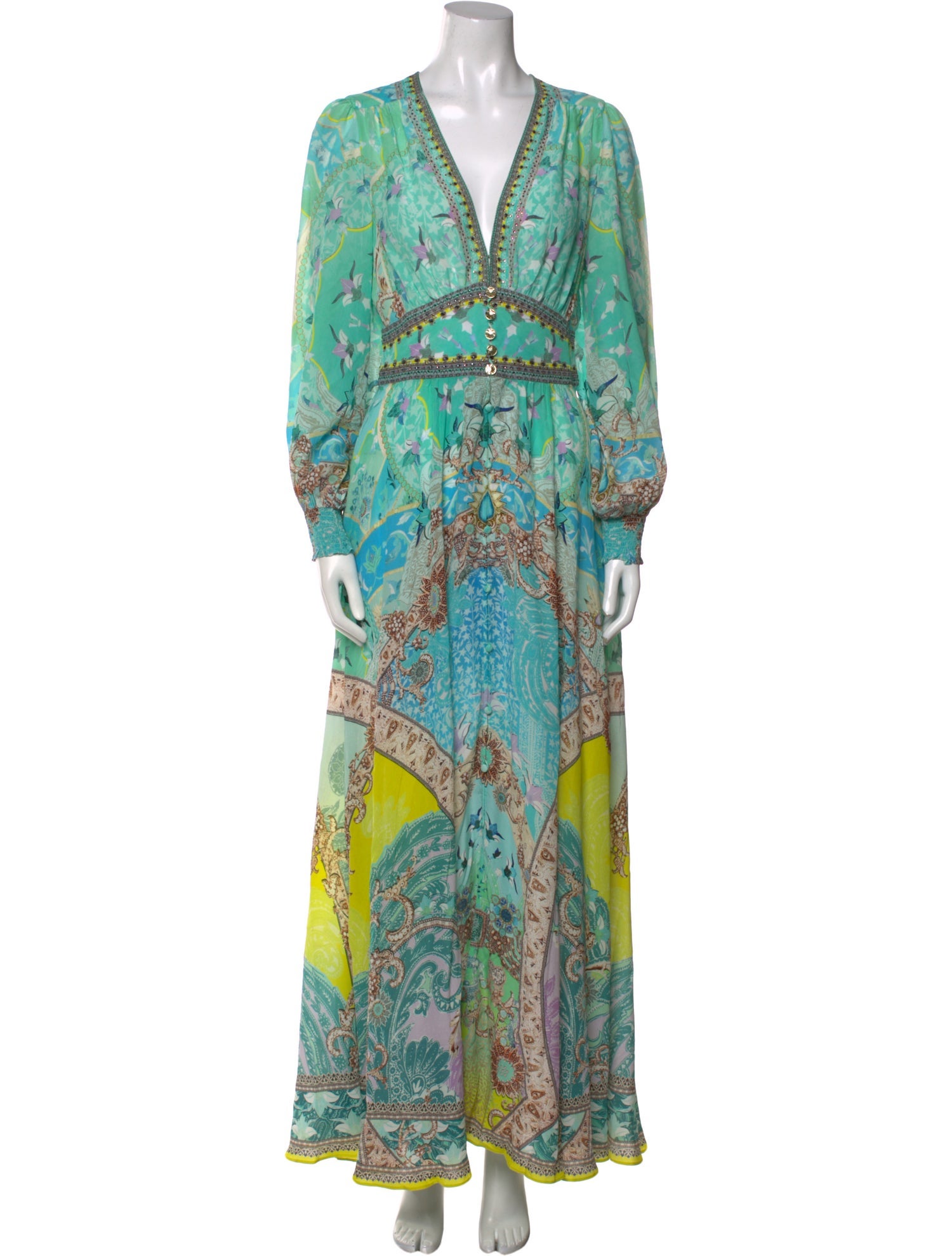 Camilla Silk Long Dress
