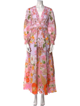 Camilla Linen Long Dress