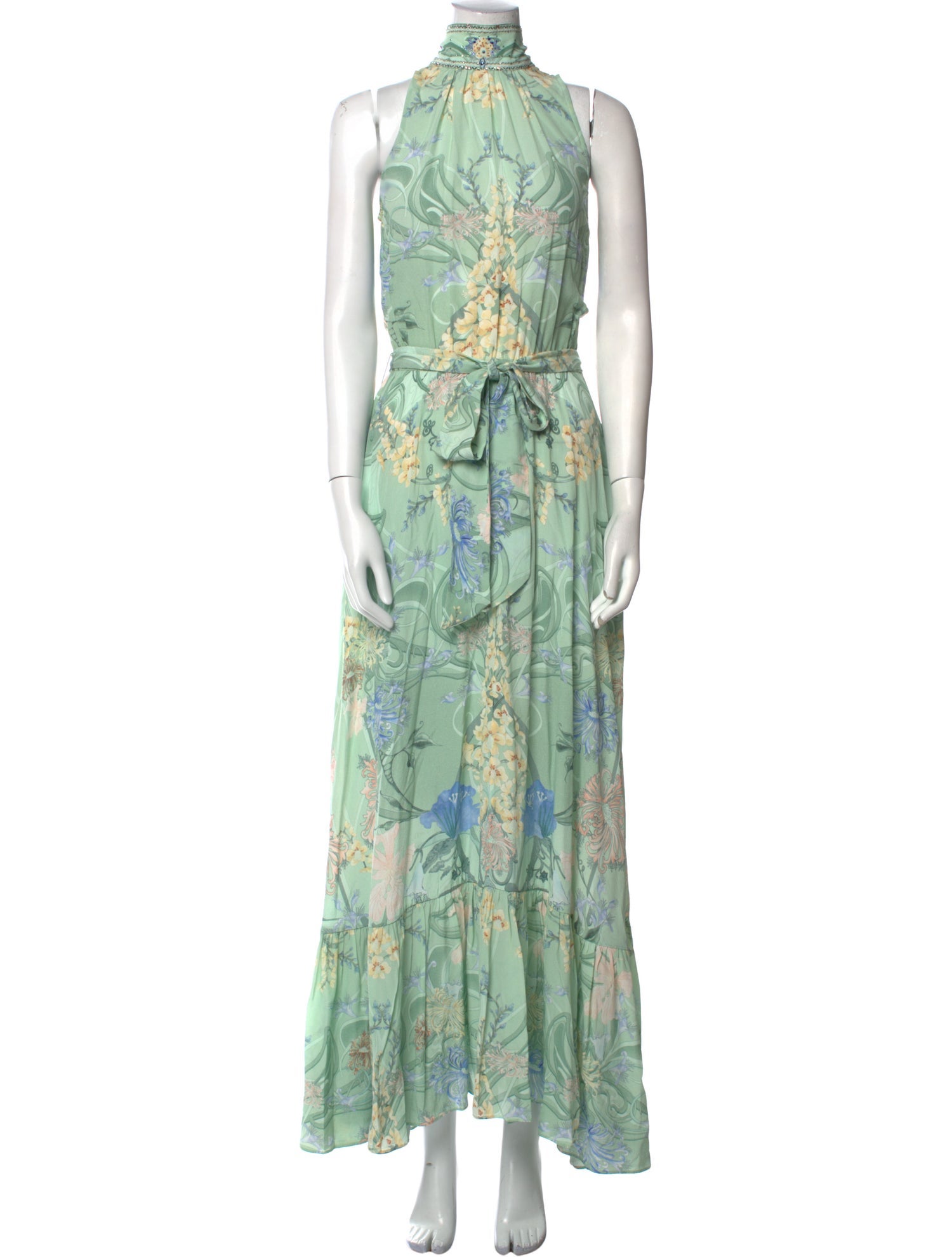 Camilla Silk Long Dress w/ Tags