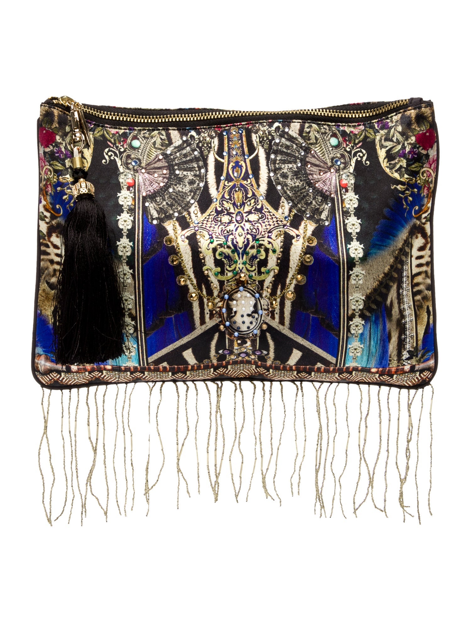 Camilla Satin Clutch