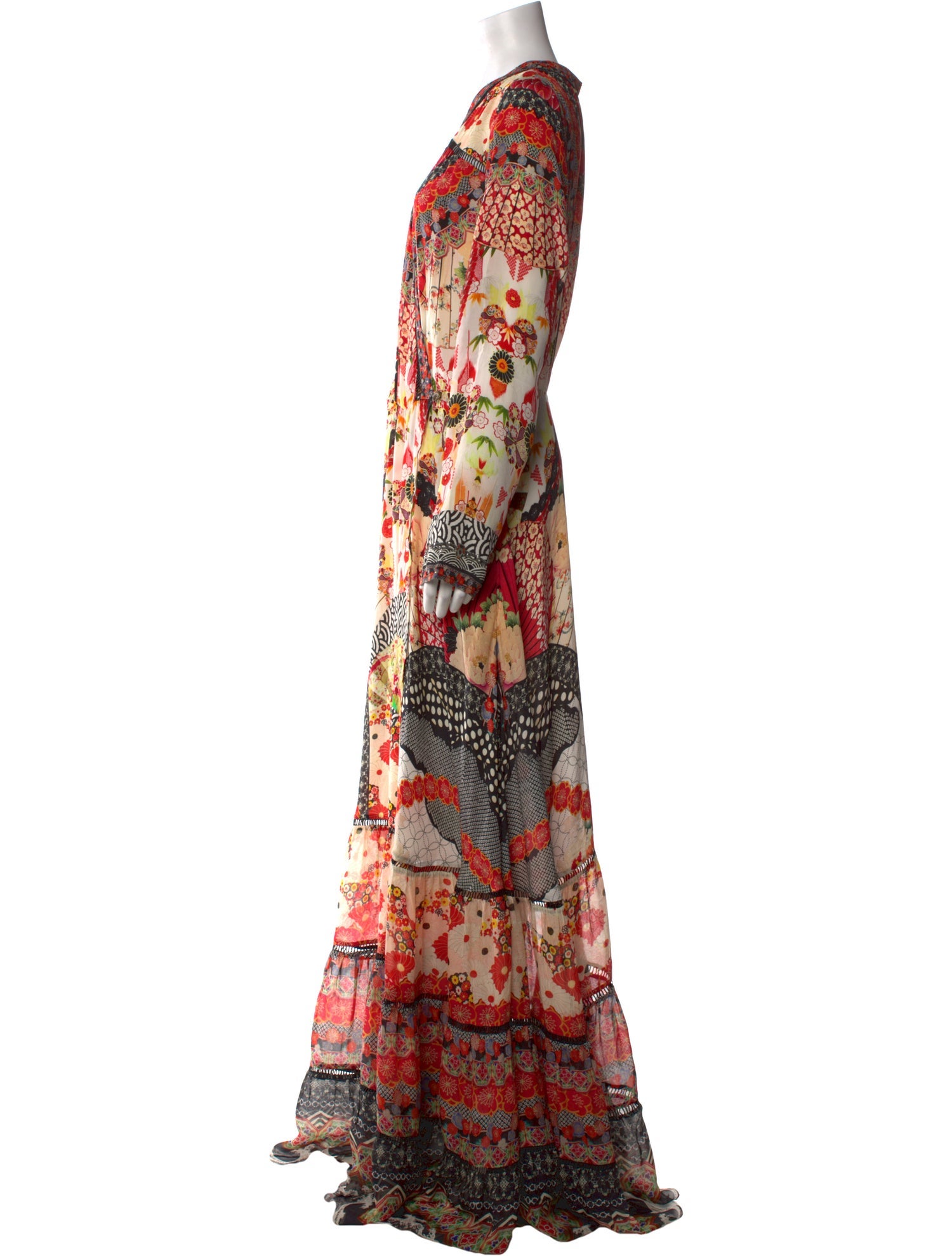 Camilla Silk Long Dress