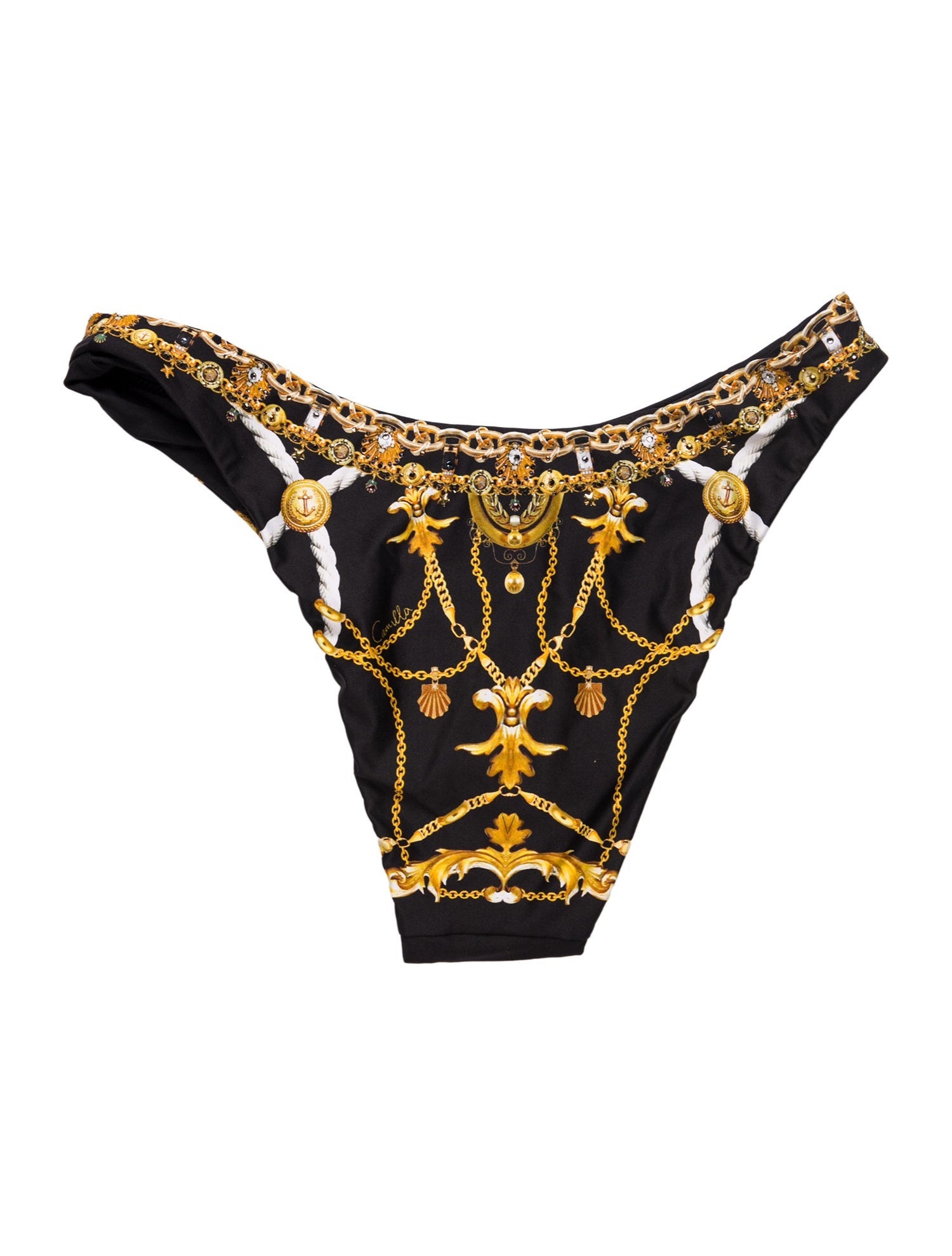 Camilla Printed Crystal Embellishments Bottoms w/ Tags