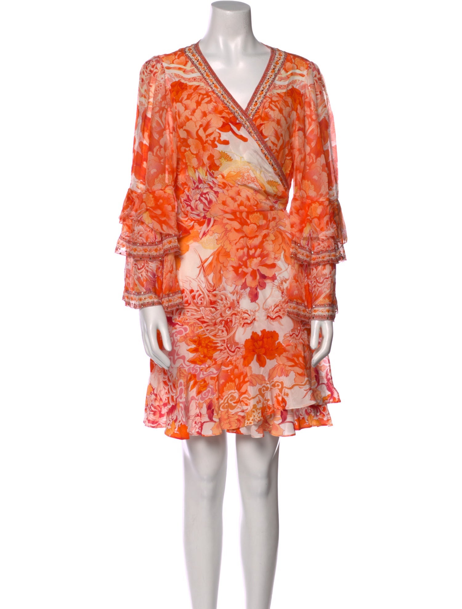 Camilla Silk Mini Dress w/ Tags