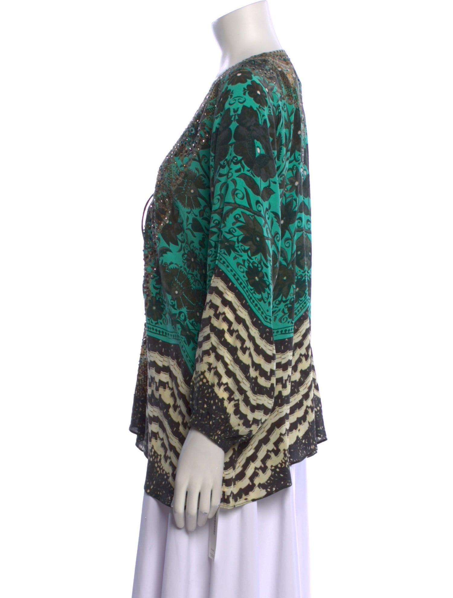 Camilla Silk Printed Tunic