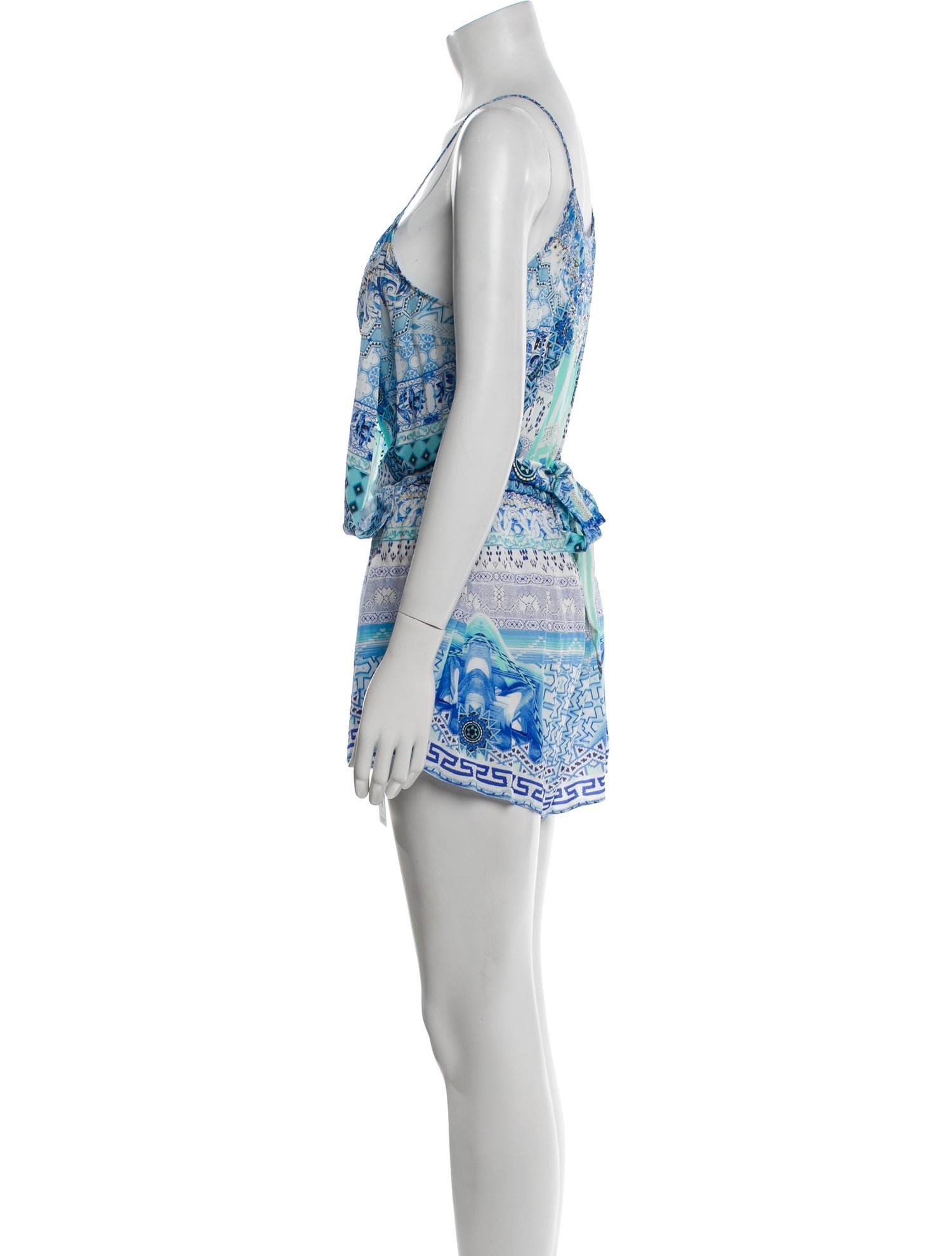 Camilla Silk Printed Romper