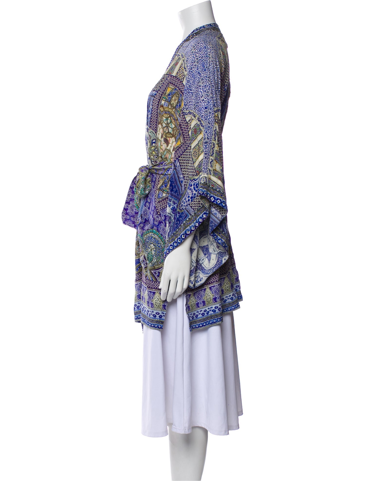 Camilla Silk Printed Robe