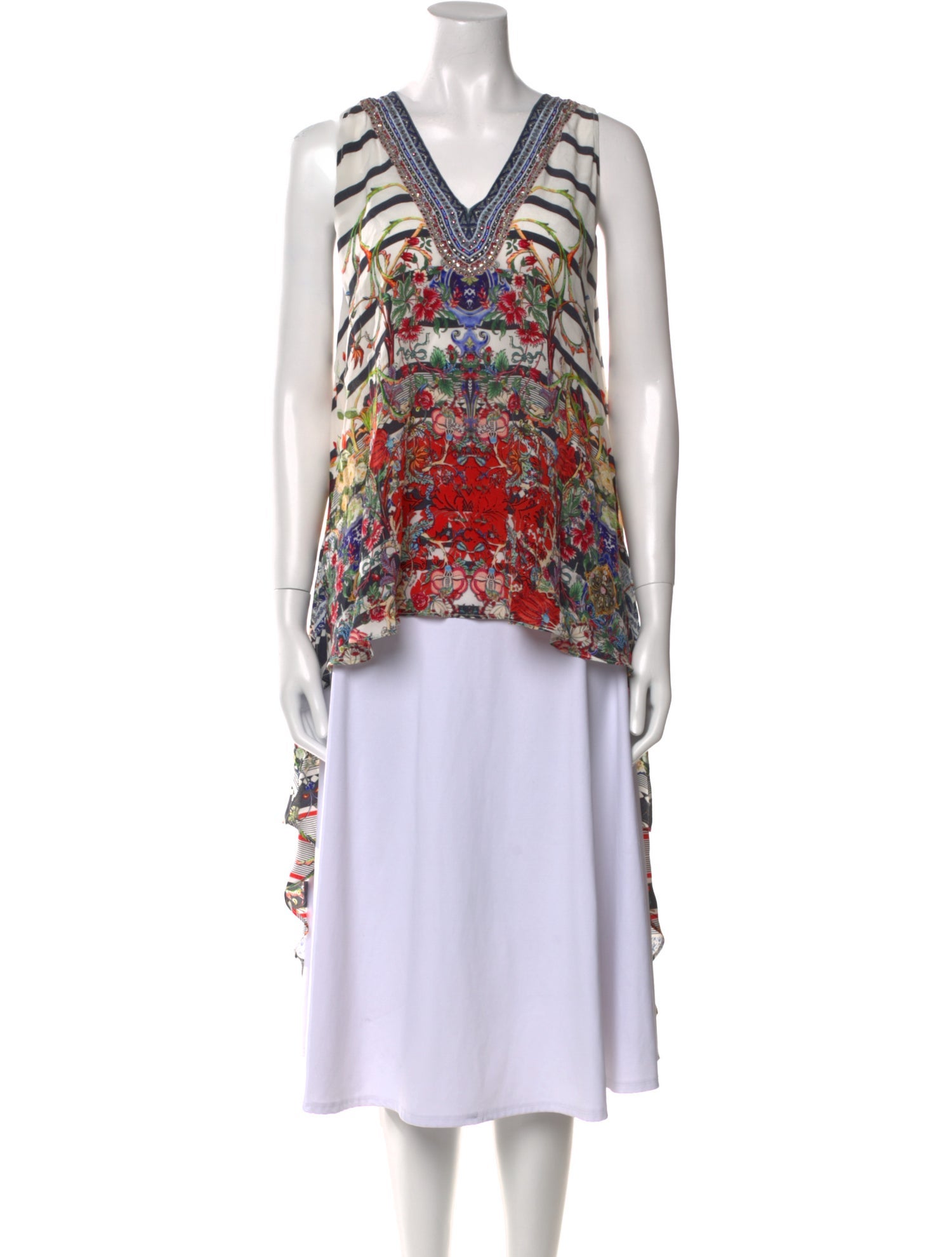 Camilla Silk Printed Tunic