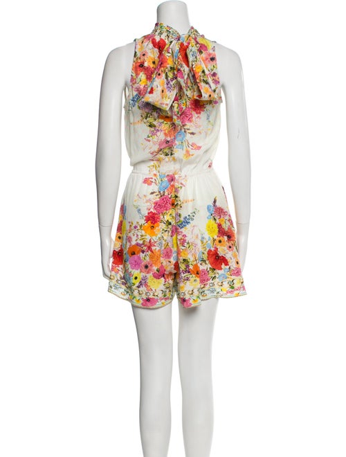 Camilla Printed Mock Neck Romper