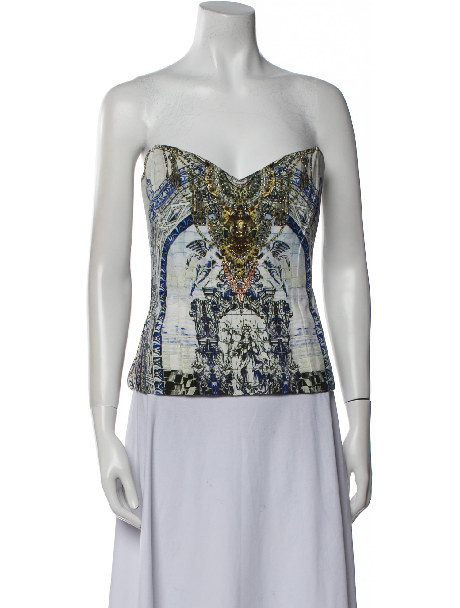 Camilla Silk Printed Top