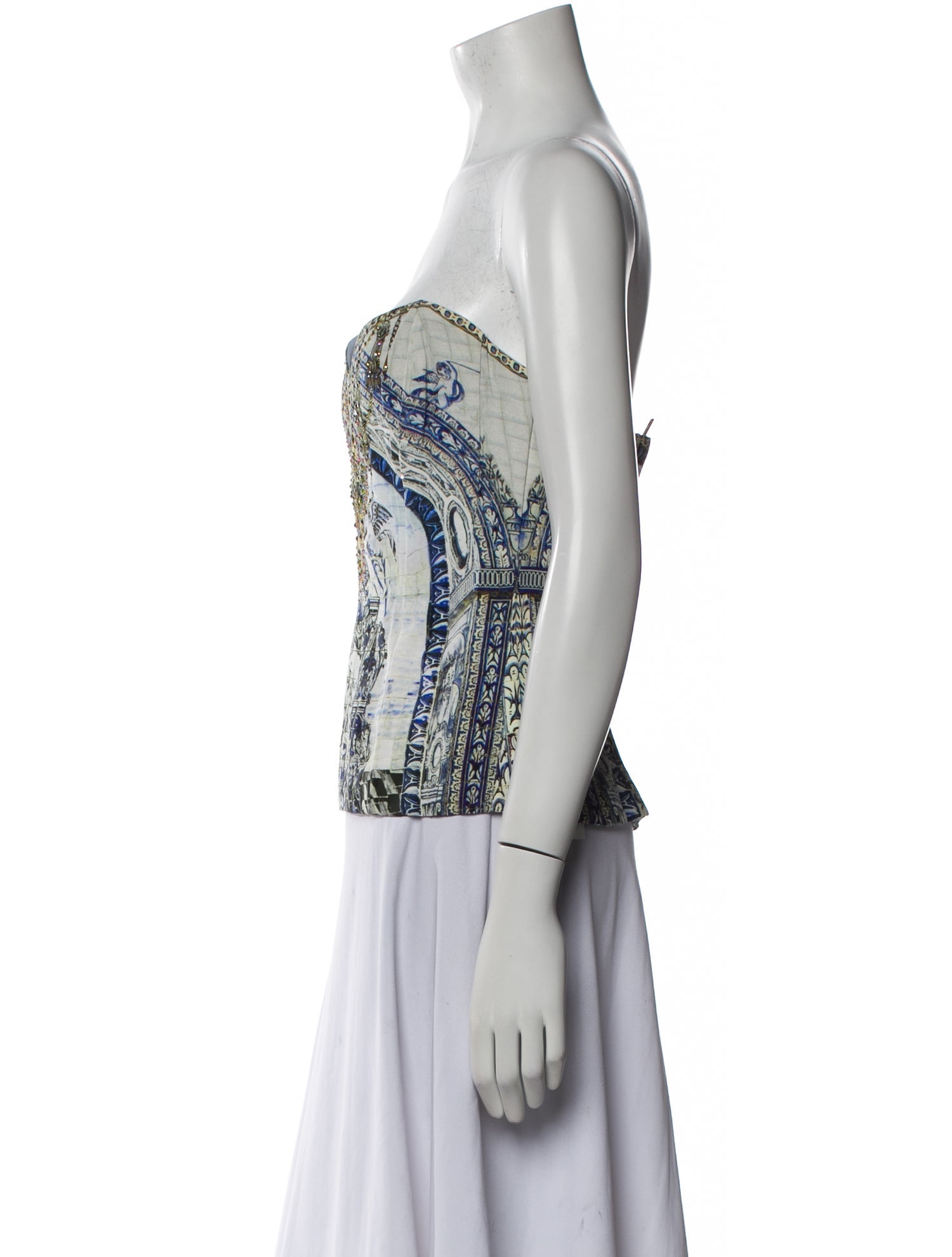 Camilla Silk Printed Top