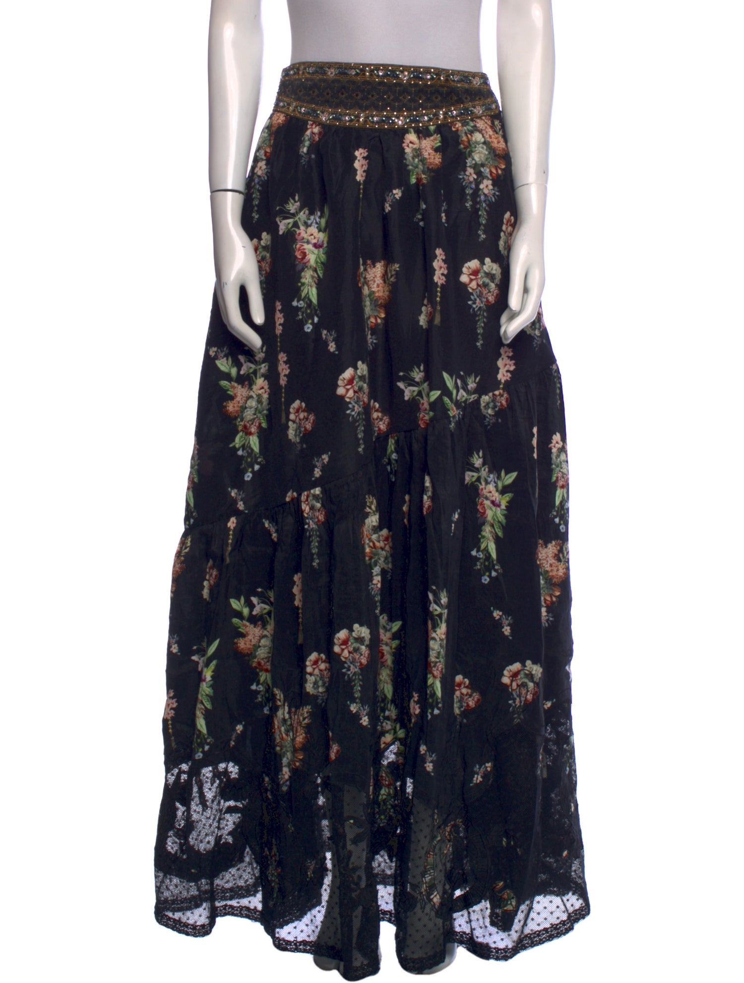 Camilla Linen Long Skirt