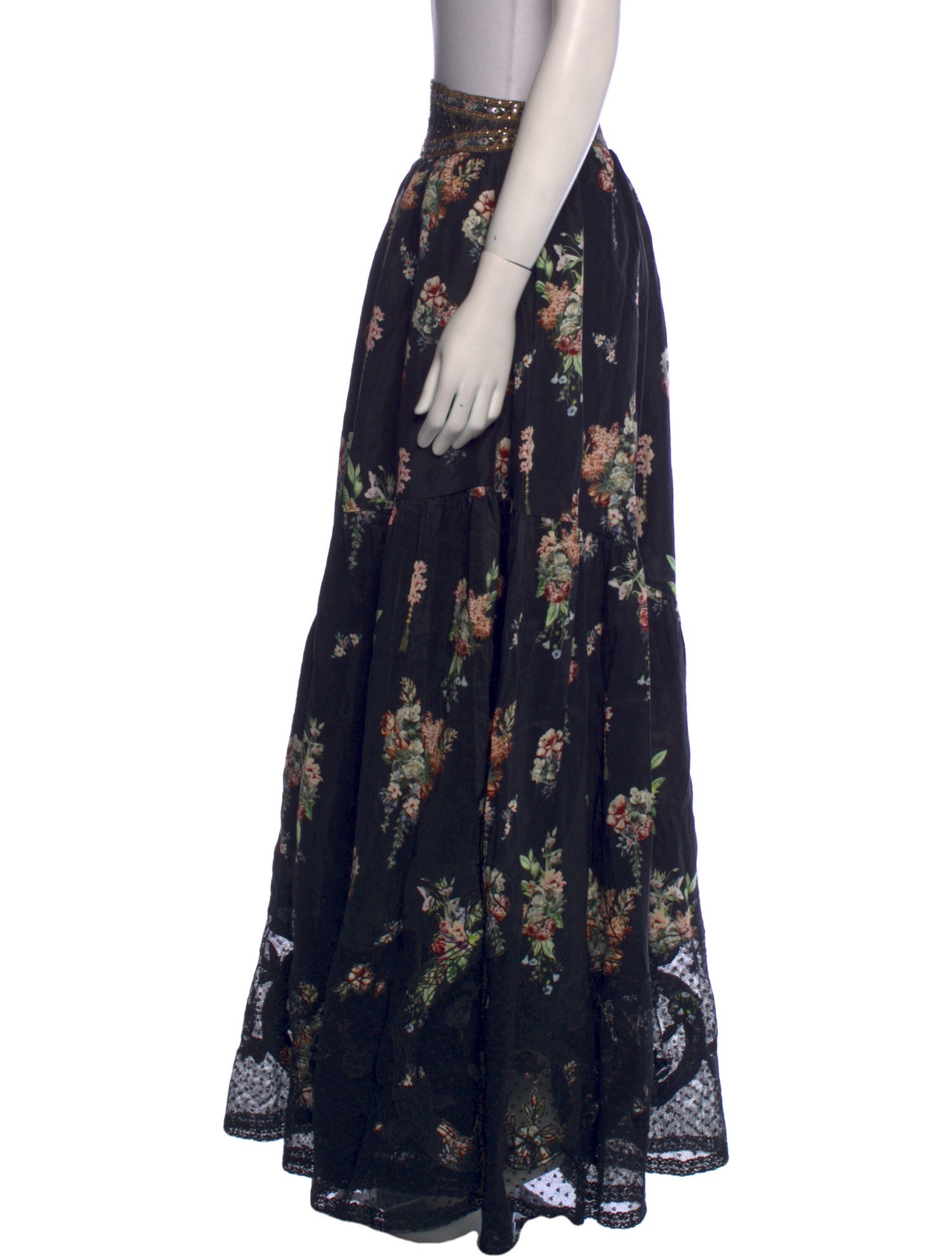 Camilla Linen Long Skirt