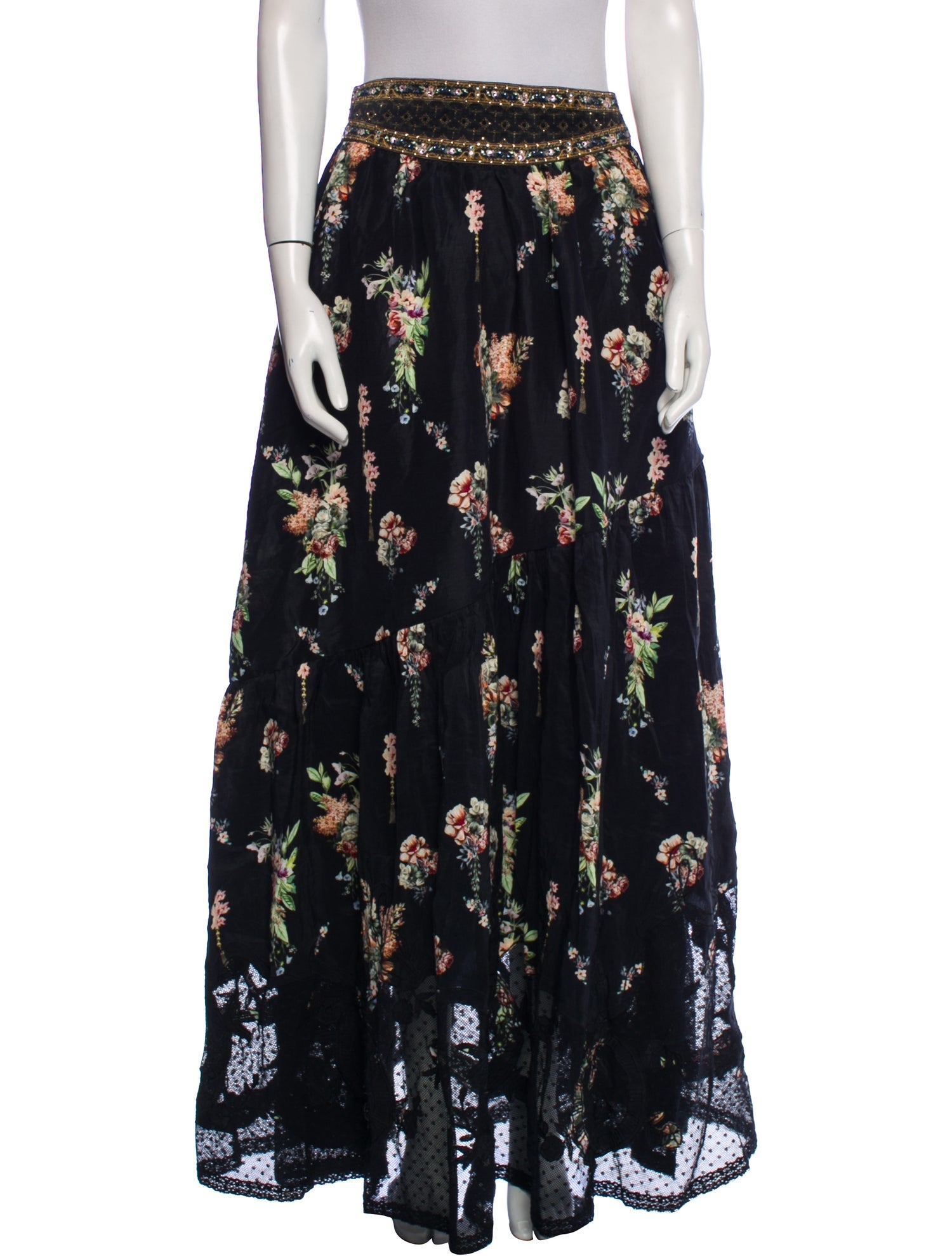 Camilla Linen Long Skirt w/ Tags