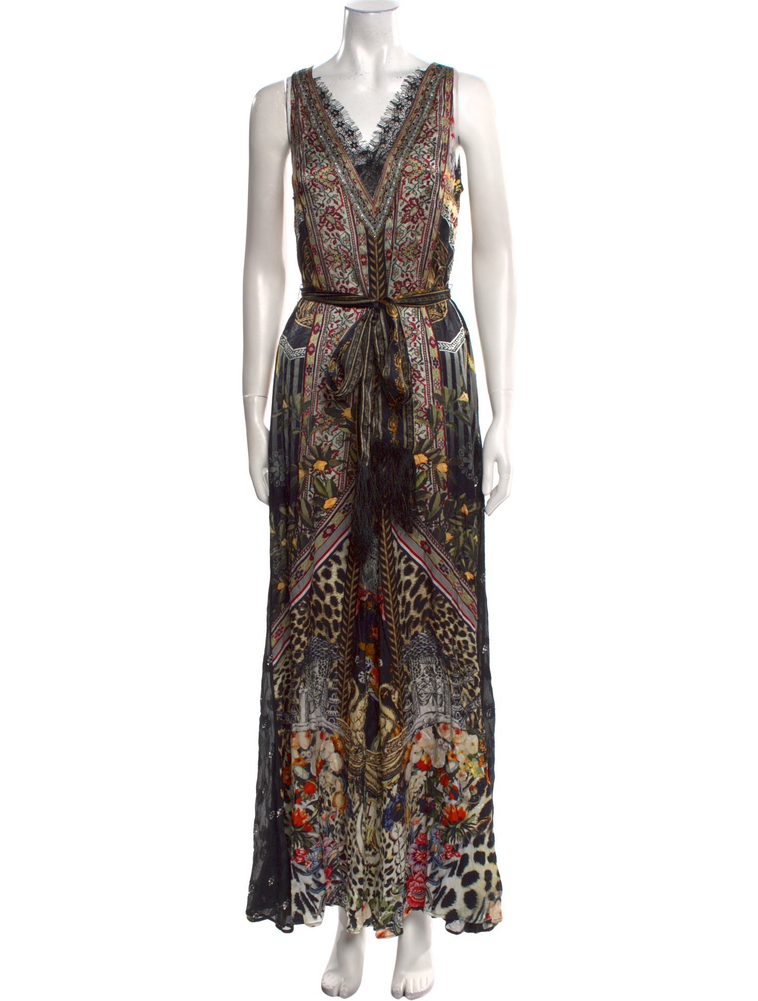 Camilla Silk Printed Jumpsuit w/ Tags