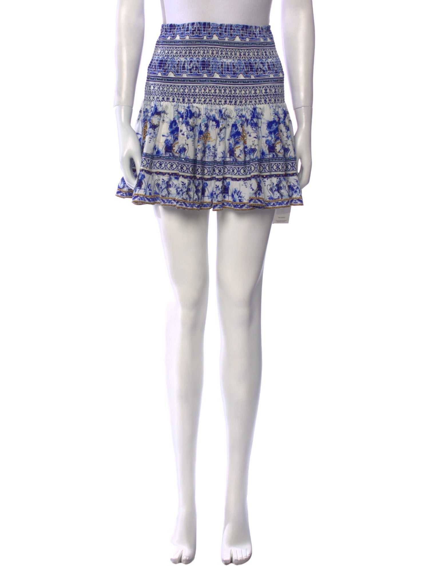 Camilla Silk Mini Skirt