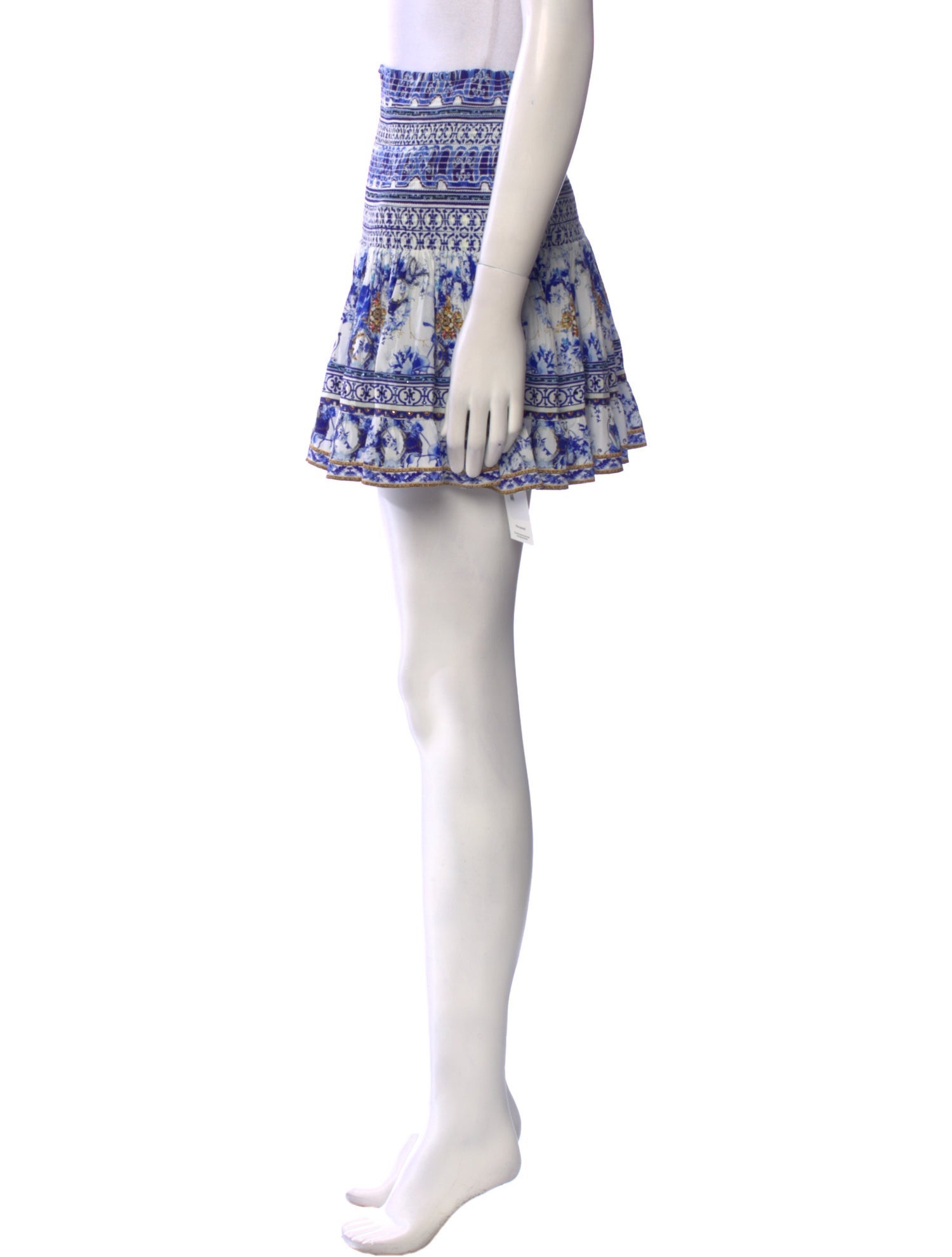 Camilla Silk Mini Skirt