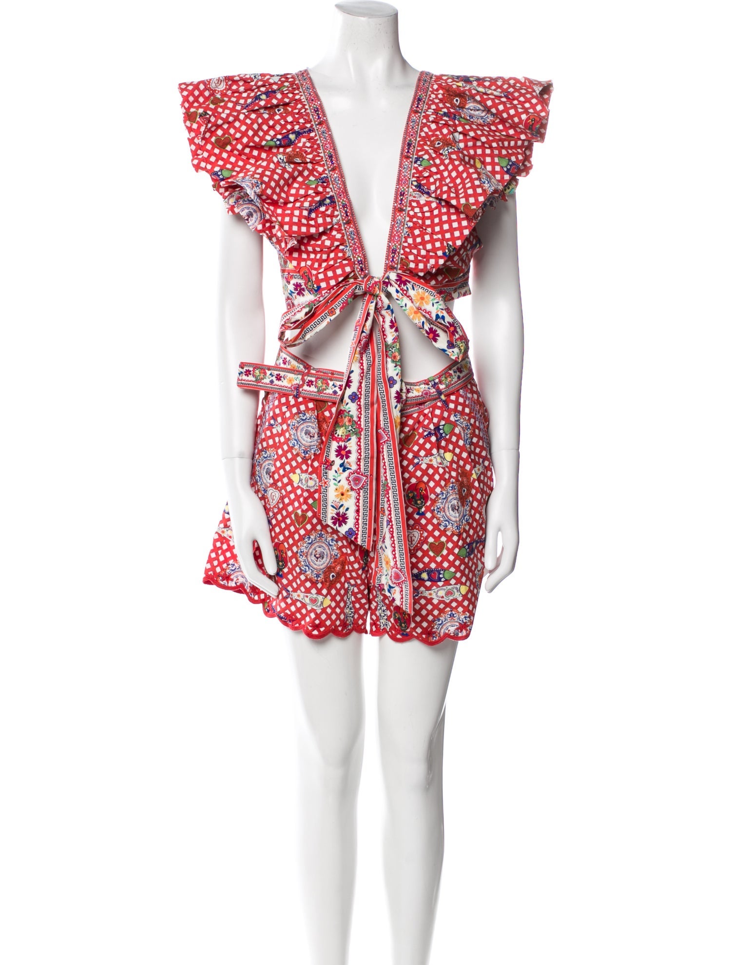 Camilla Floral Print Short Set w/ Tags