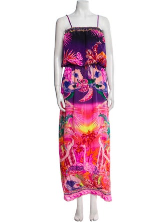 Camilla Silk Midi Length Dress