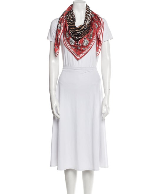 Camilla Silk Animal Print Scarf