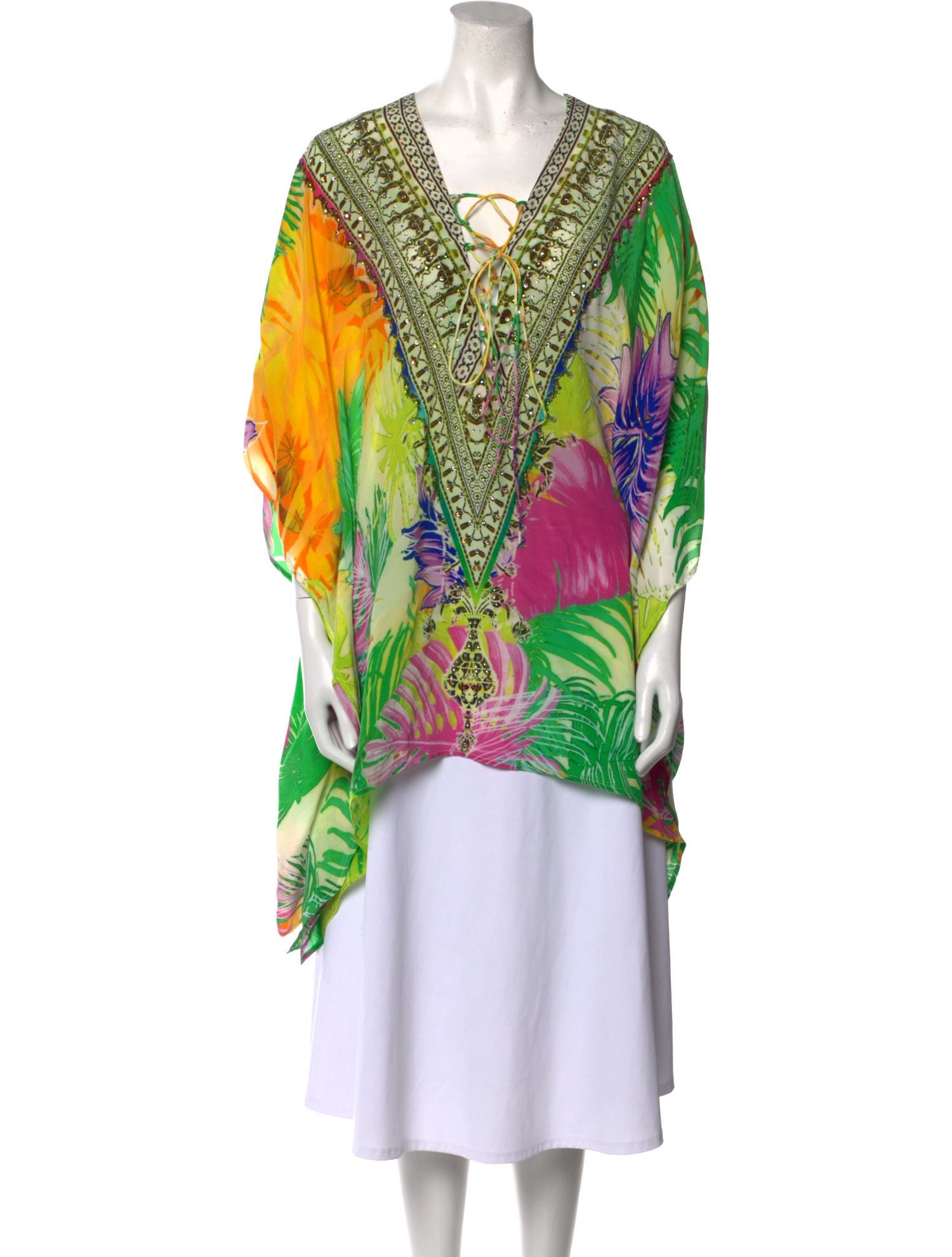 Camilla Silk Printed Tunic