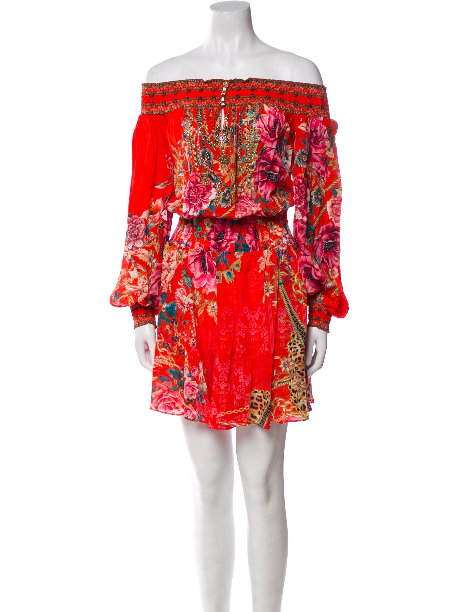 Camilla Silk Mini Dress w/ Tags