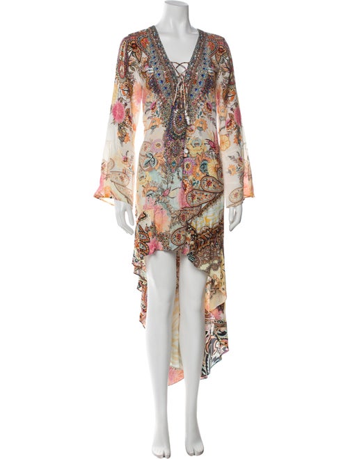 Camilla Paisley Print Long Dress