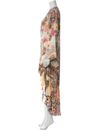 Camilla Paisley Print Long Dress