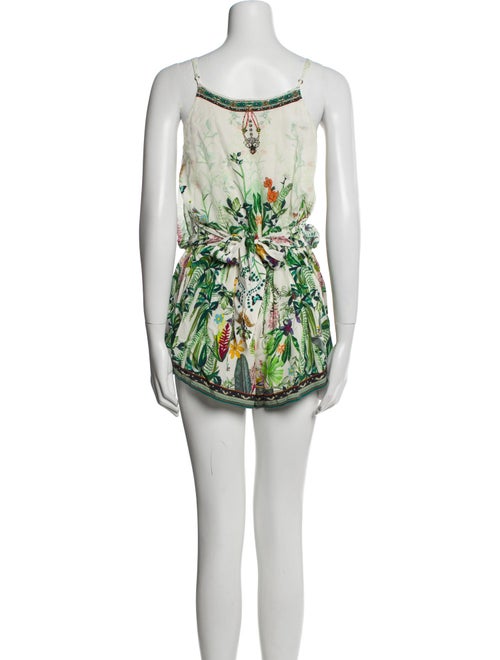 Camilla Silk Printed Romper