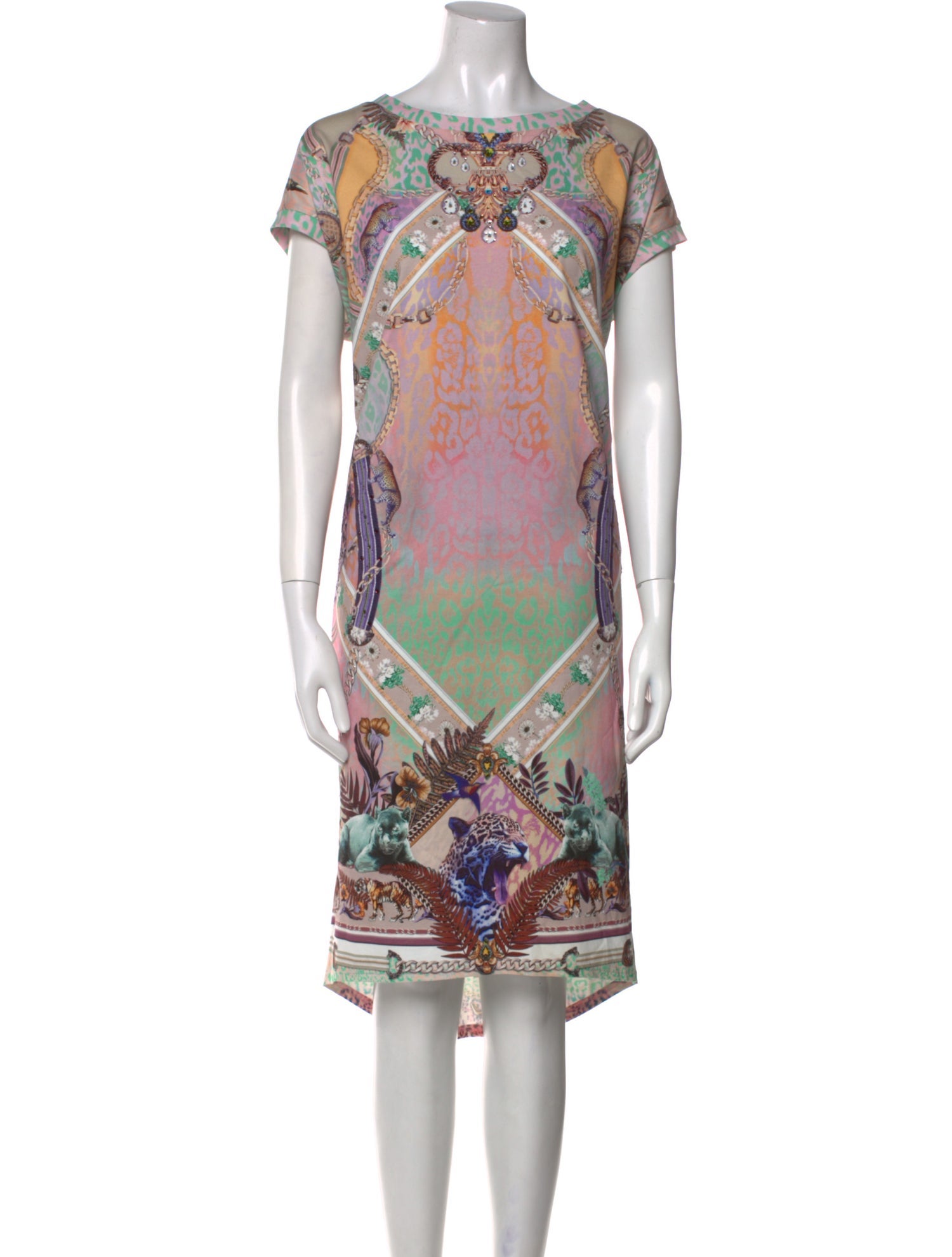 Camilla Printed Midi Length Dress