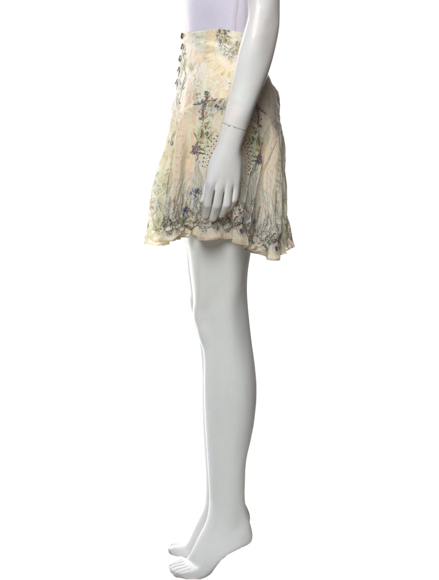 Camilla Silk Mini Skirt