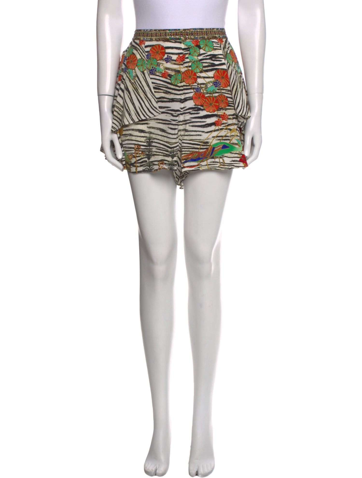 Camilla Silk Mini Shorts