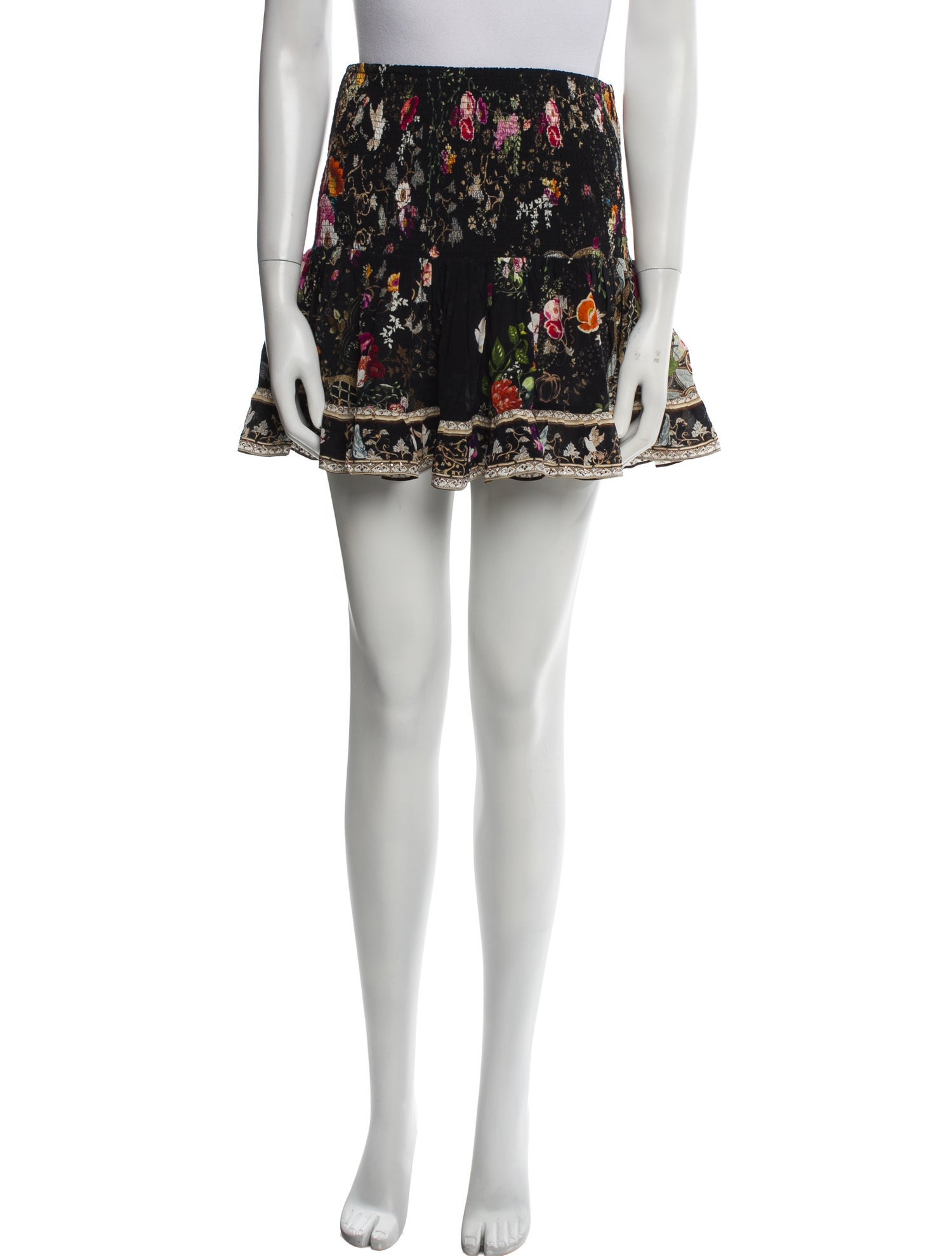 Camilla Silk Mini Skirt