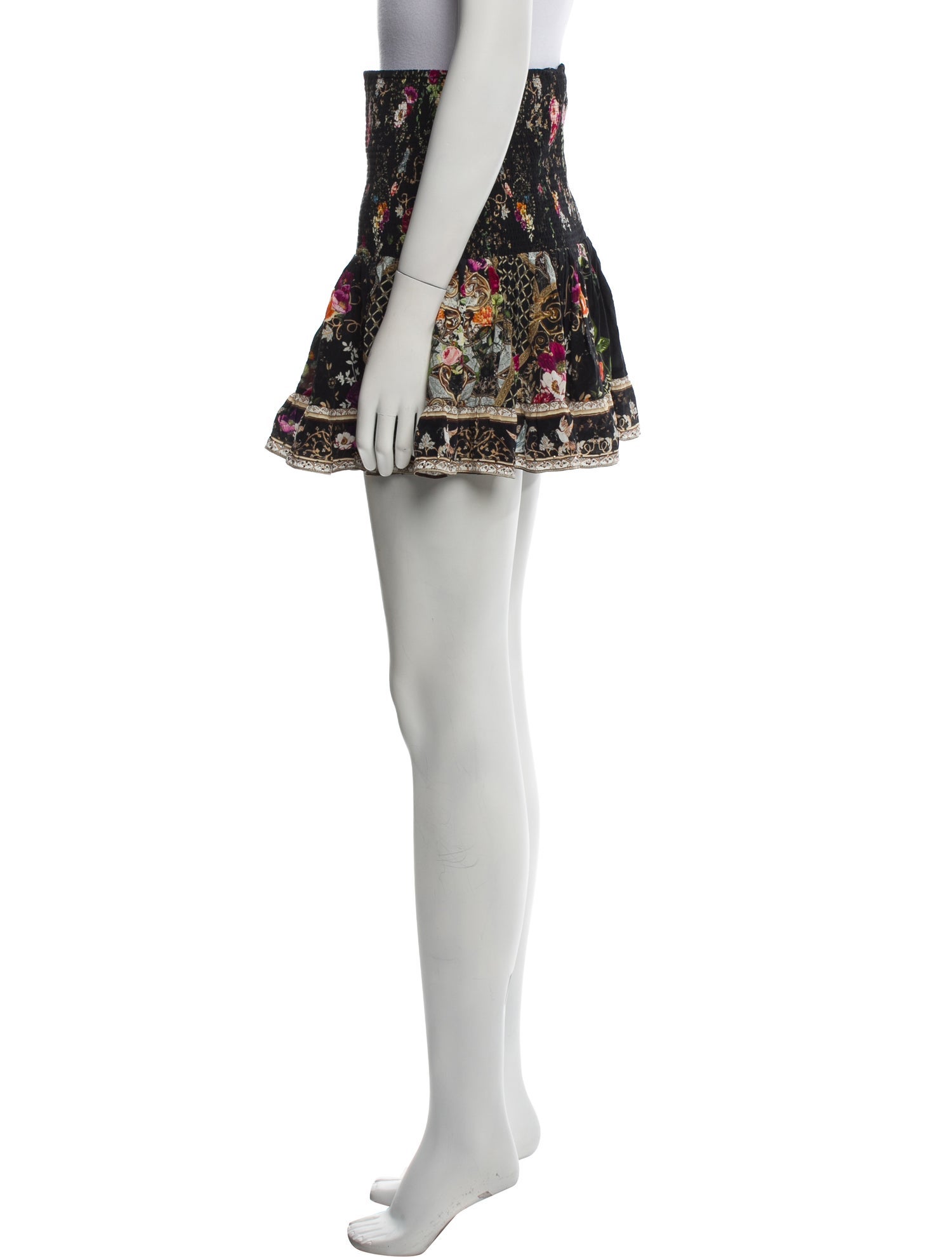 Camilla Silk Mini Skirt