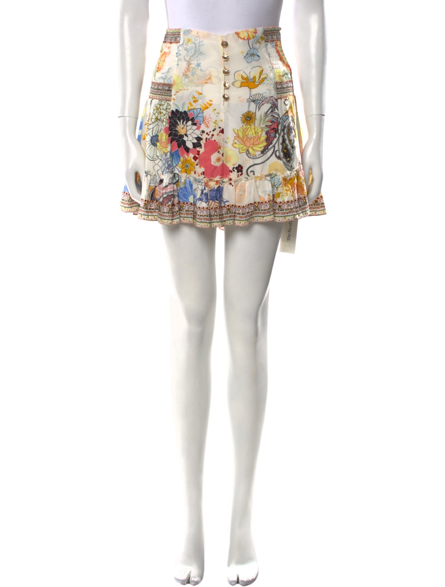 Camilla Silk Mini Skirt