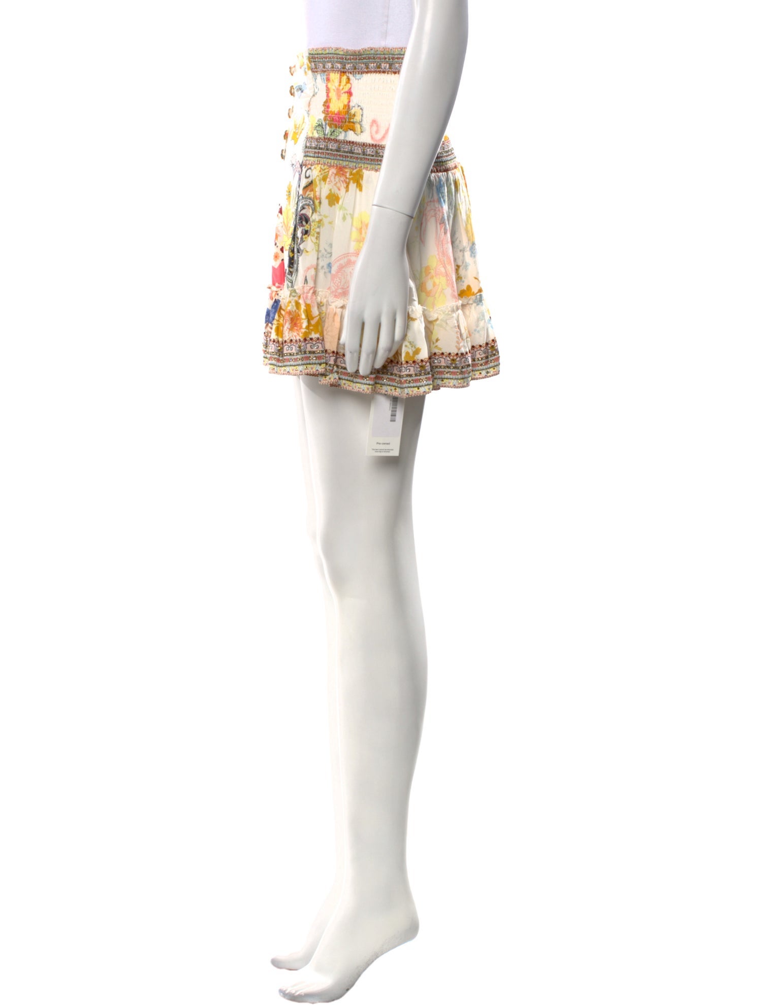 Camilla Silk Mini Skirt