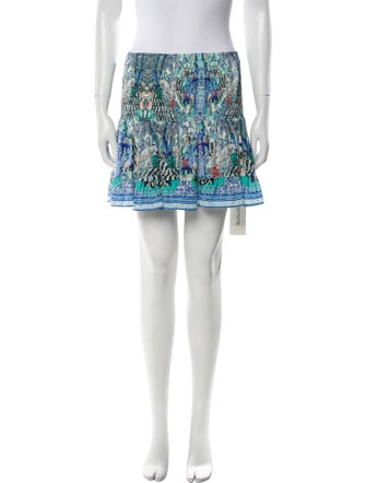Camilla Floral Print Mini Skirt