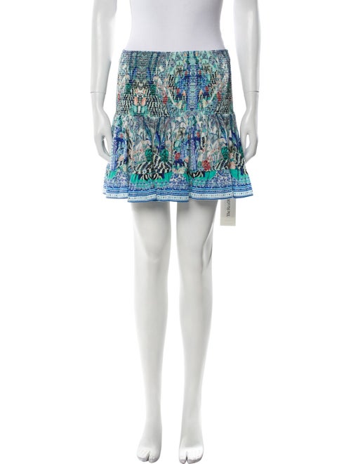 Camilla Floral Print Mini Skirt
