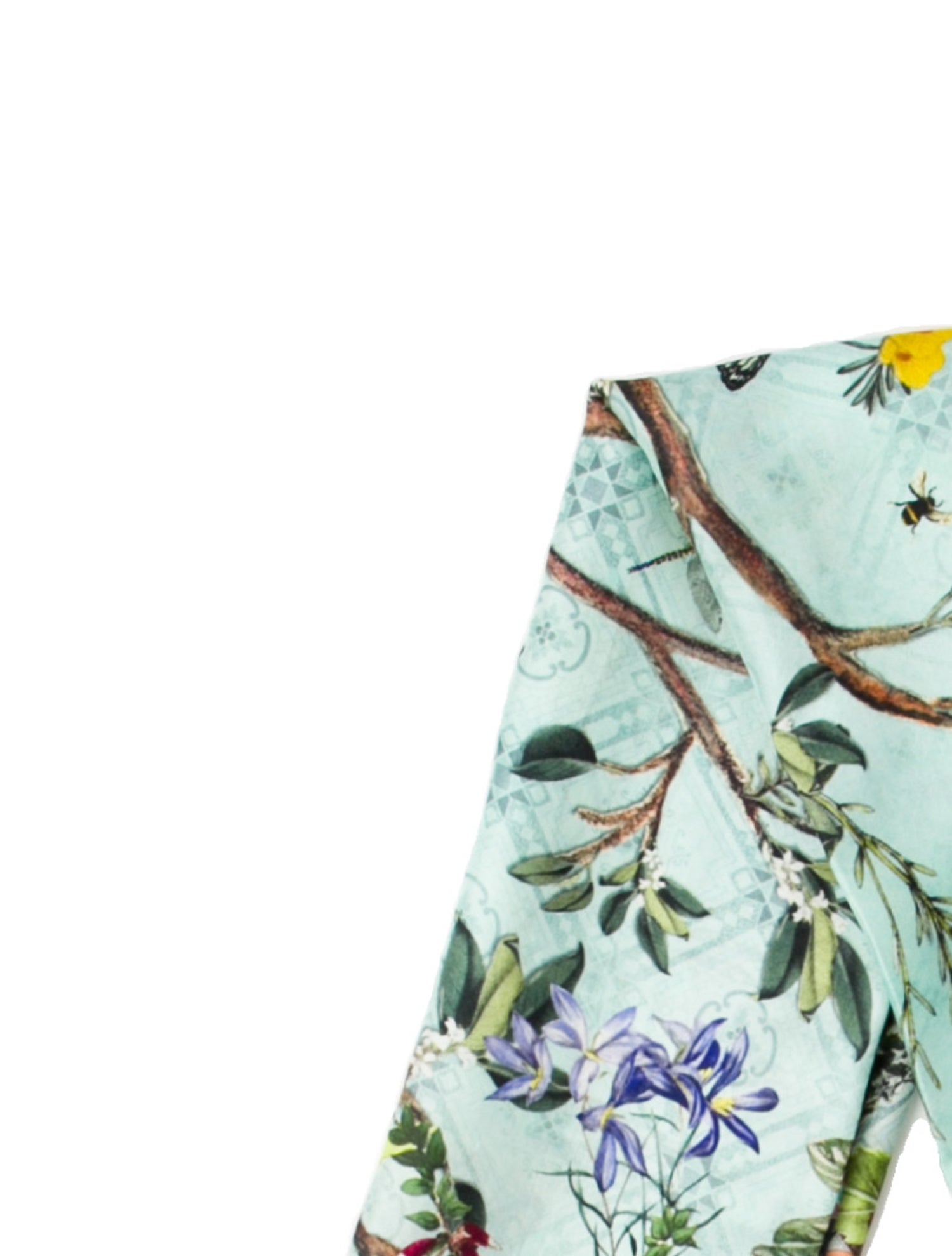 Camilla Silk Floral Print Shawl