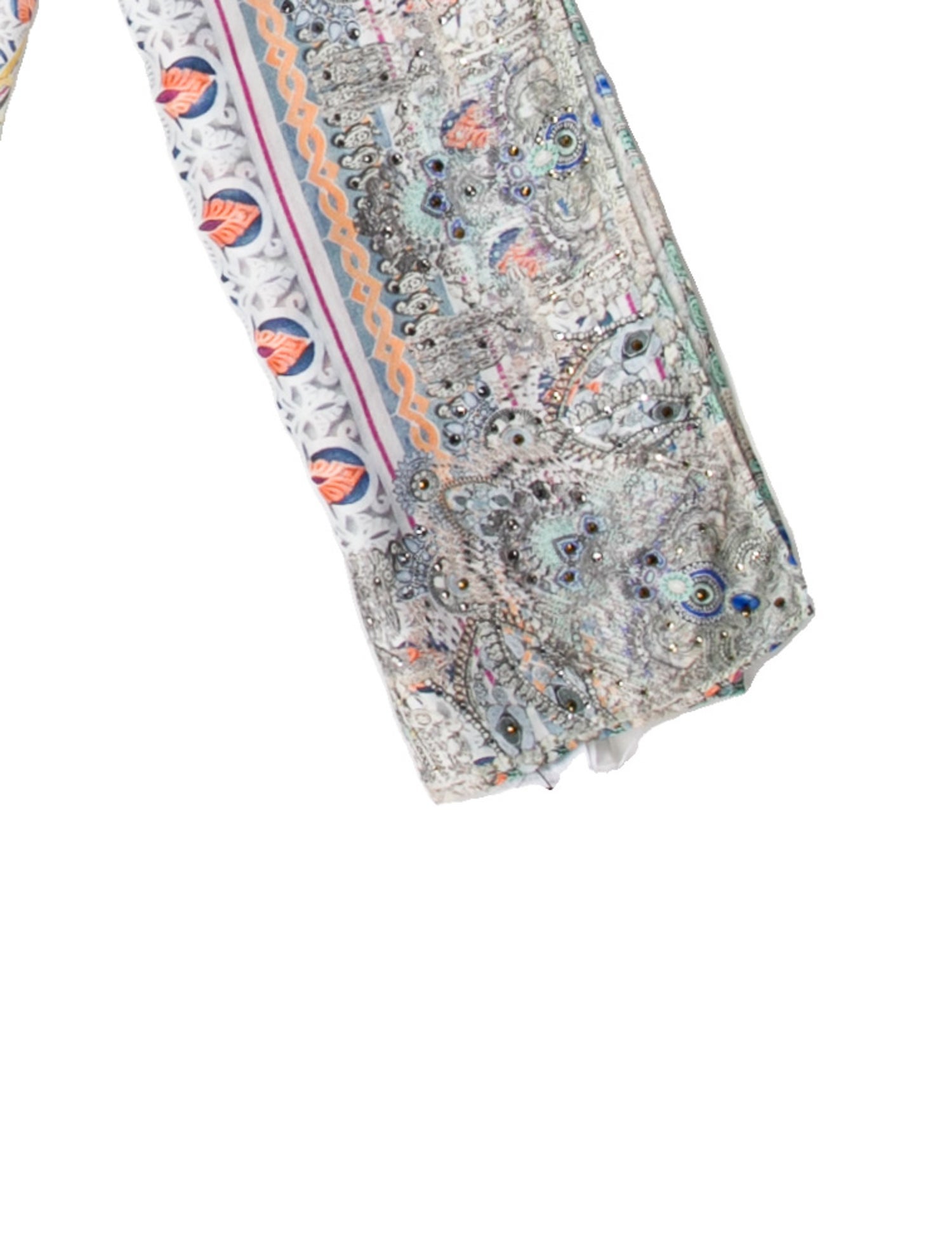 Camilla Silk Floral Print Scarf