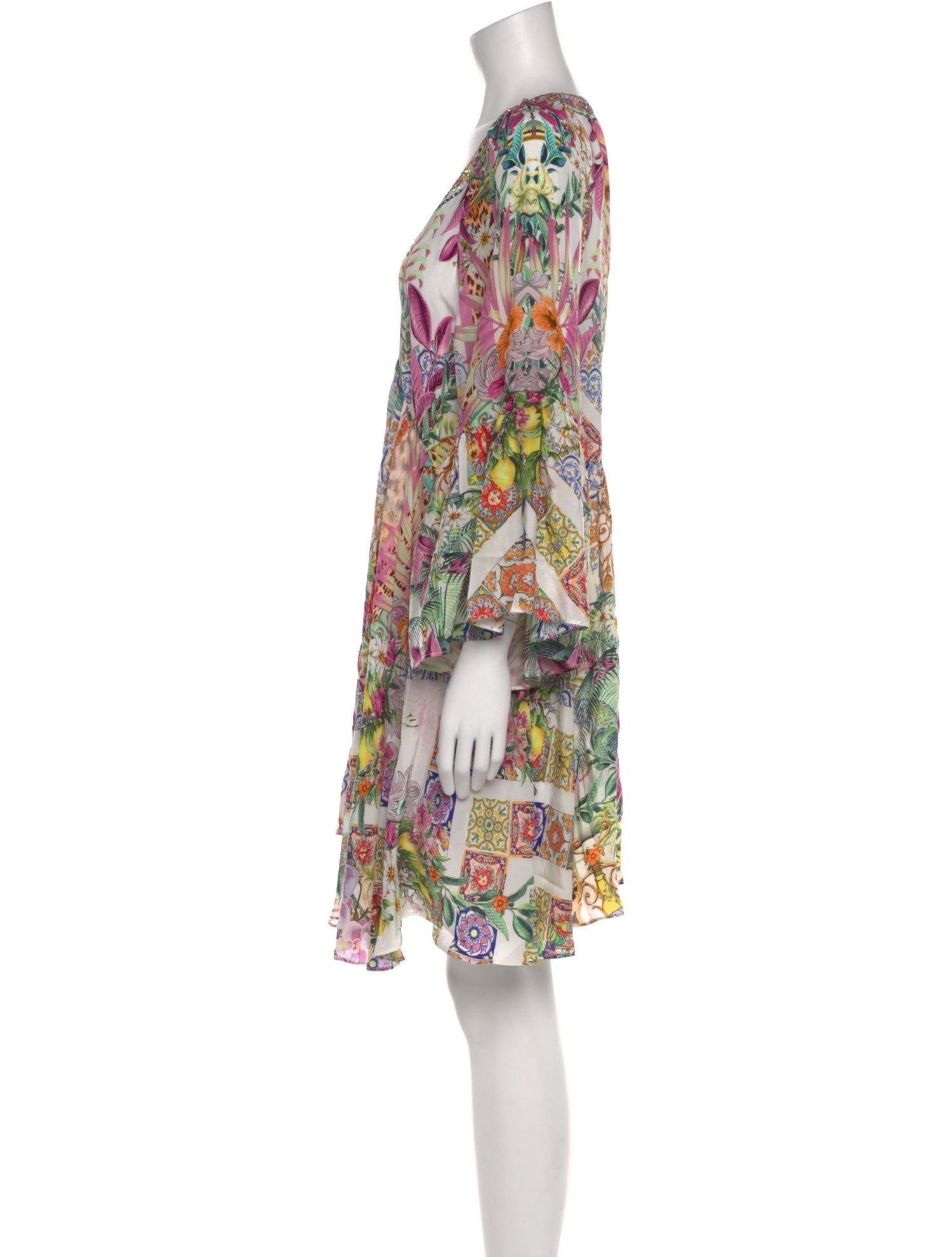 Camilla Silk Mini Dress w/ Tags