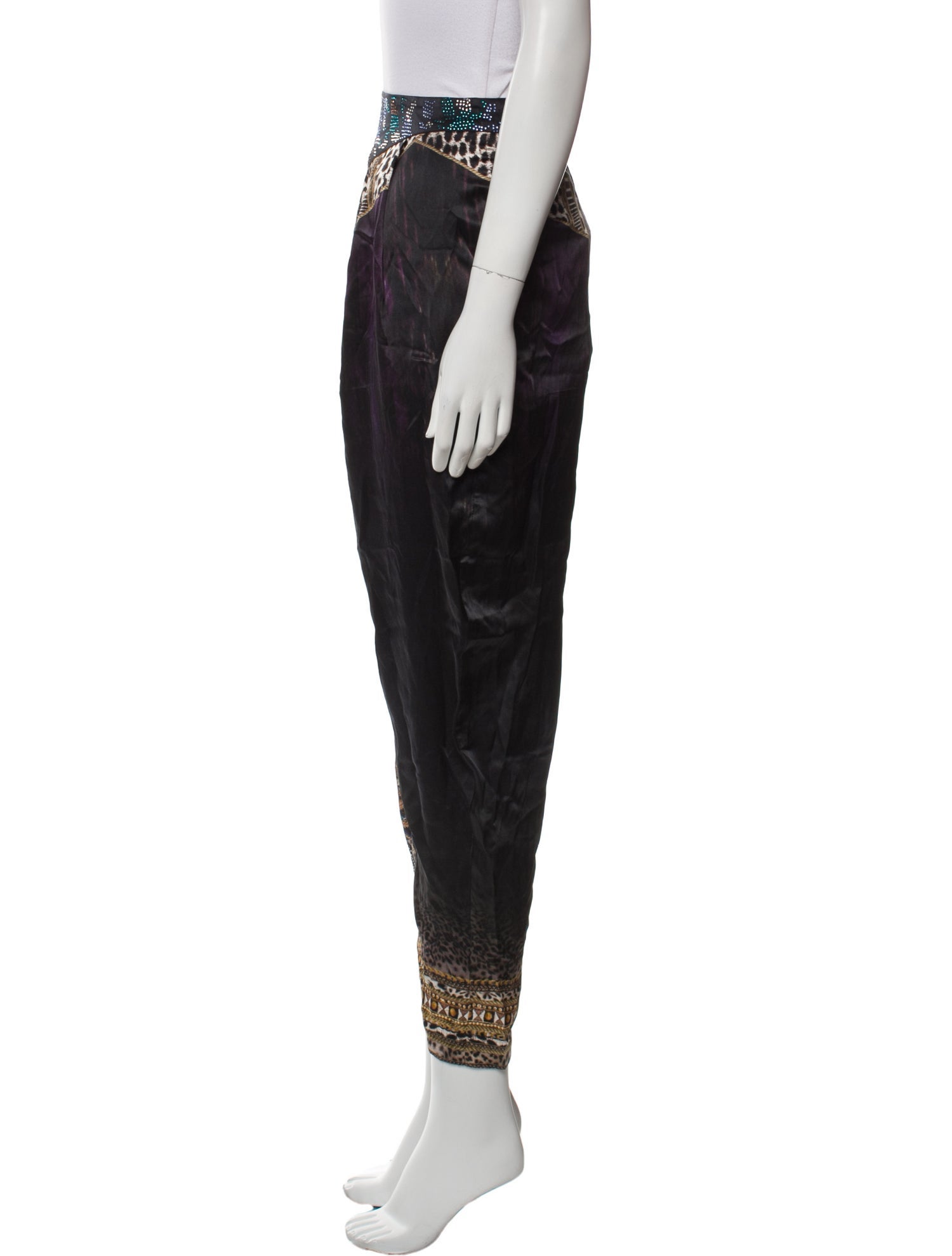Camilla Silk Straight Leg Pants w/ Tags