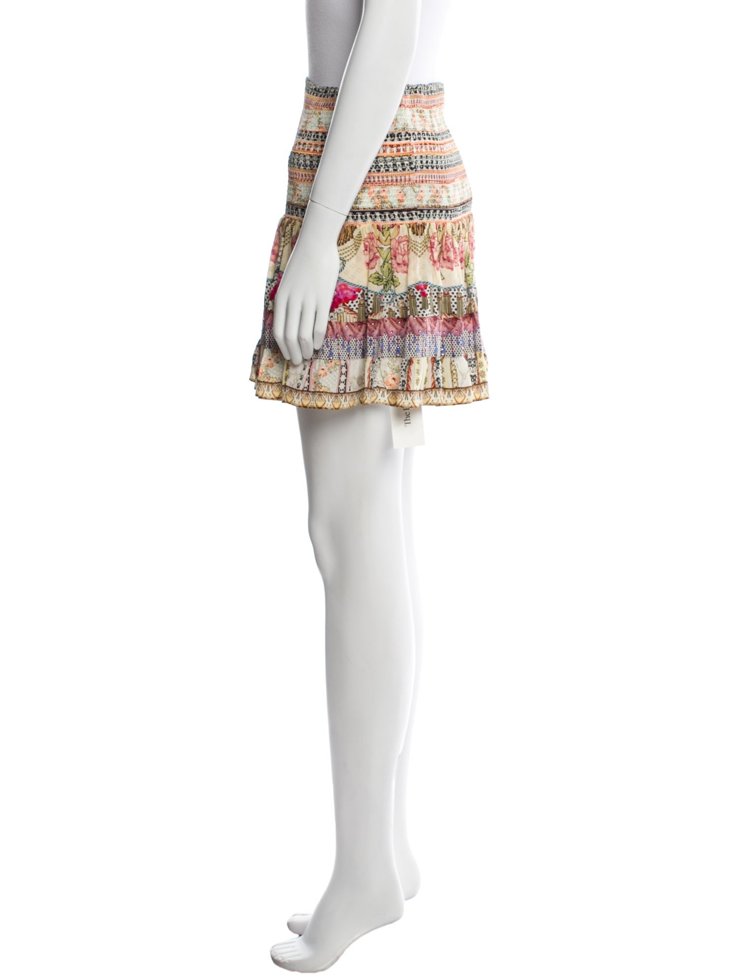 Camilla Silk Mini Skirt