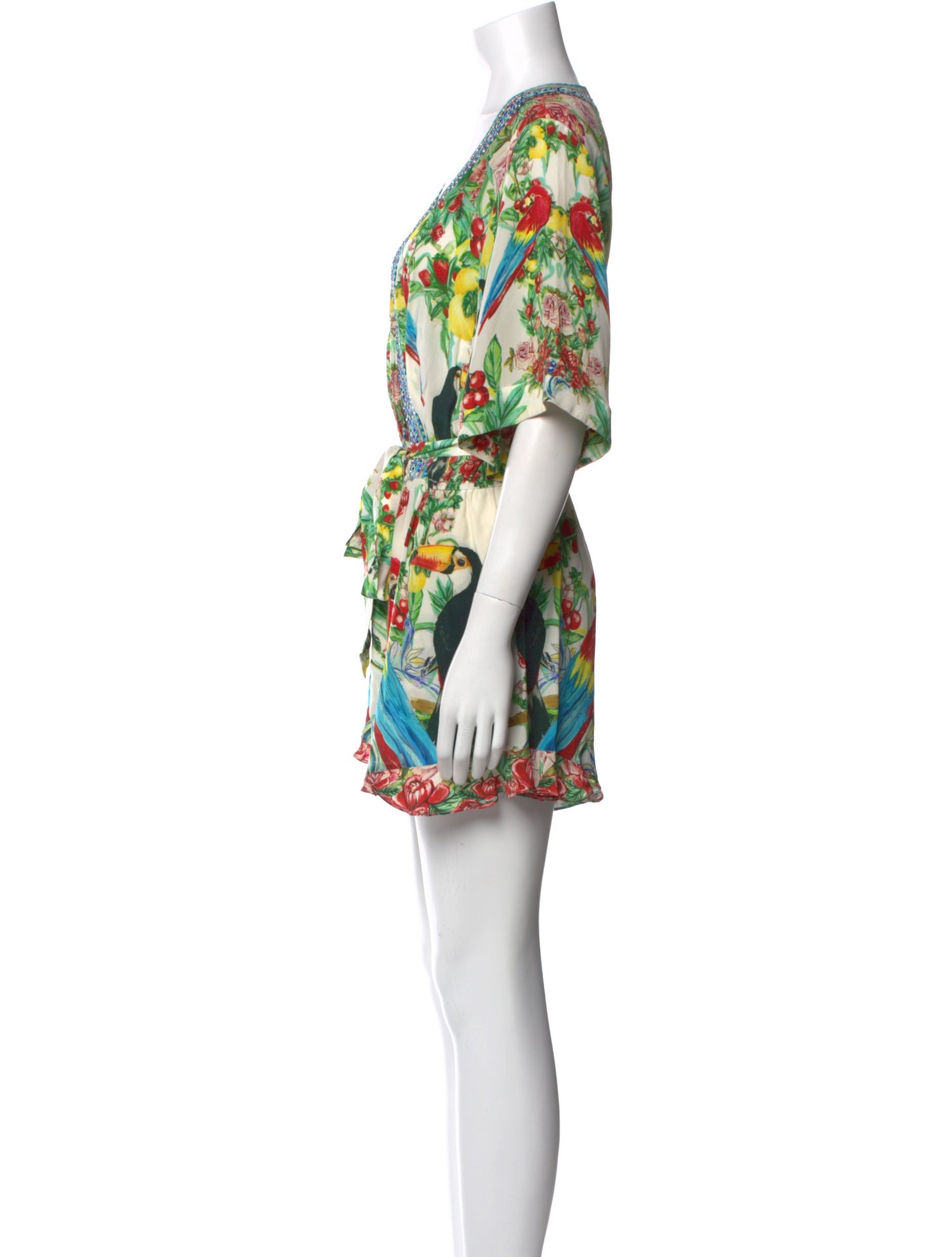 Camilla Silk Printed Romper